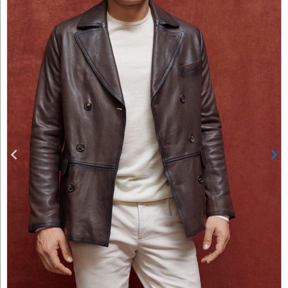 Massimo Dutti leather jacket